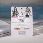 Кольцо для платка «Жук» весенний, цвет зелёный в золоте - Фото 3