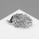 Брошь «Ёжик» счастье, цвет серебра - Фото 2