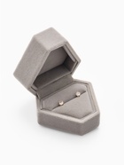 Футляр под серьги, кольцо «Кристалл», бархатный, 6.5×6 см, серый - фото 117393533