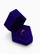 Футляр под кольца «Кристалл», для серёг, бархатная, 6.5×6 см, синяя - фото 54704837