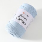 Пряжа "Macrame Cotton" 20% полиэстер, 80% хлопок 225м/250гр (760 голубой) 4493315 - фото 13902741