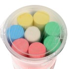 Мелки для асфальта Гамма "Мультики" цветные, 8 штук, круглые, в пластиковом ведре - фото 8474082