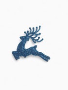 Ёлочные игрушки 4 шт. «Зимнее волшебство. Олень в прыжке» пластик, 6×6 см, МИКС - Фото 6