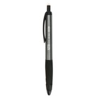 Ручка шариковая со стираемыми чернилами, линия 0.8 мм, стержень синий с резиновым держателем, корпус МИКС - фото 298202120