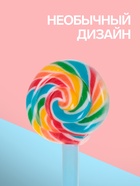 Ручка-прикол Calligrata «Леденец», чёрный стержень, гелевая, подарочная, МИКС - Фото 2