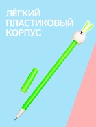 Ручка-прикол Calligrata «Зайка», чёрный стержень, гелевая, МИКС - Фото 4