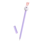 Ручка-прикол Calligrata «Зайка», чёрный стержень, гелевая, МИКС - Фото 6