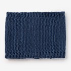 Шарф-снуд для мальчика, размер 48х18 см, цвет джинс - Фото 1
