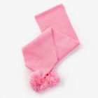 Шарф для девочки  А.1193, размер 120х13, цвет ярко-розовый - Фото 1