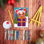 Алмазная мозаика для детей «Веселый мышонок»+ емкость, стержень с клеевой подушечкой - Фото 3