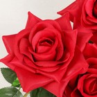Цветы искусственные "Роза Компэшн" 11х59 см, красный - Фото 2