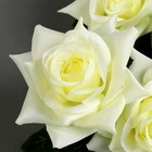 Цветы искусственные «Роза Компэшн», 11×59 см, белые 4301315 - фото 16443692