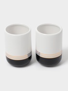 Аксессуары для ванной «Лили», 4 предмета: дозатор 300 мл, мыльница, 2 стакана, бело-чёрные - Фото 3