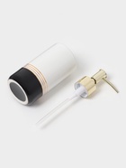 Аксессуары для ванной «Лили», 4 предмета: дозатор 300 мл, мыльница, 2 стакана, бело-чёрные - Фото 5