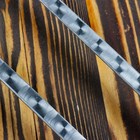 Двойной вилка-шампур с деревянной ручкой, с узором, 50см - Фото 2