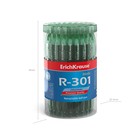 Ручка шариковая автоматическая Erich Krause R-301 Original Matic, узел 0.7 мм, чернила зелёные 4493101