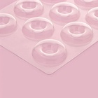 Форма для конфет и шоколада «Пончик», 27×18 см, 11 ячеек, пластик, прозрачная - Фото 3
