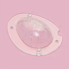 Молд для заливки шоколада 3D Доляна «Шоколадное яйцо», пластик, 14×11.5×9 см, прозрачный - Фото 3