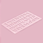 Форма для шоколада «Алфавит», 35×20 см, 31 ячейка, прозрачная - Фото 4