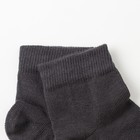 Носки детские, цвет тёмно-серый, размер 16-18 - Фото 2