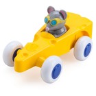 Игрушка «Машинка-сыр», с мышкой, 14 см - фото 109834634