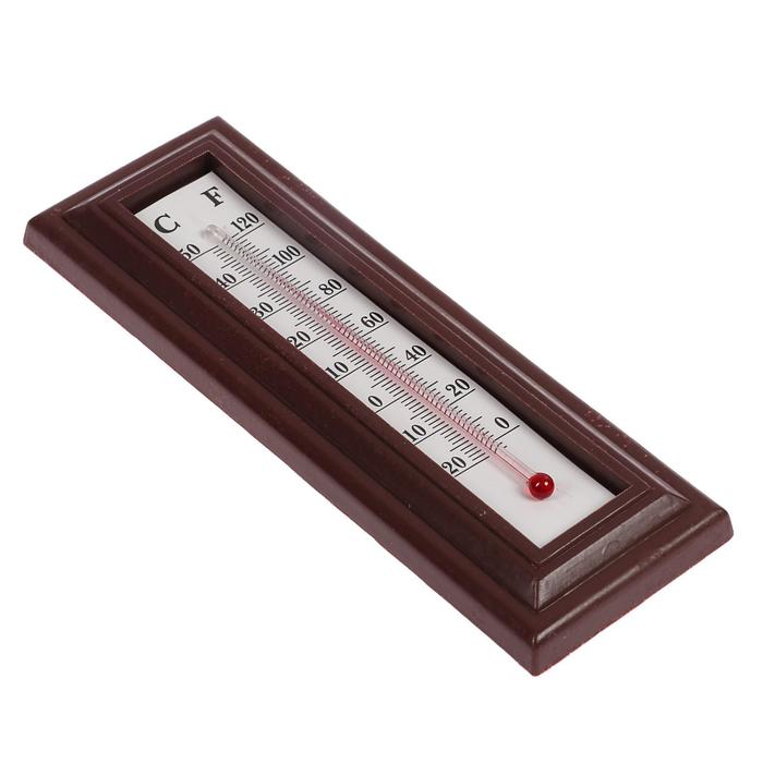 Термометр комнатный Luazon, спиртовой, коричневый - Фото 1