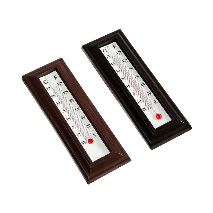 Термометр комнатный Luazon, спиртовой, коричневый - фото 1881725191
