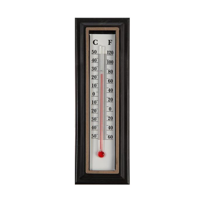 Термометр комнатный Luazon, спиртовой, коричневый - фото 1881725193