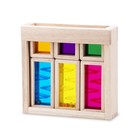 Игровой набор деревянных радужных блоков «Рассвет», со звуковым эффектом - фото 298202747