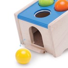 Деревянная игрушка-стучалка с шарами «Куб» - Фото 3
