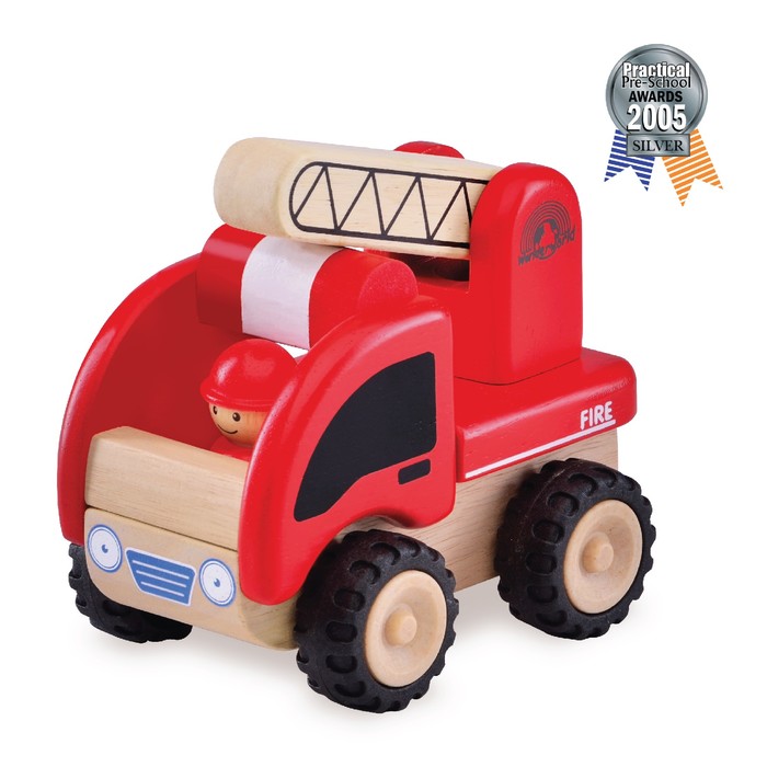 Деревянная игрушка Miniworld «Пожарная машина»