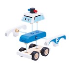 Деревянная игрушка-конструктор Miniworld «Полицейская машина» - Фото 2