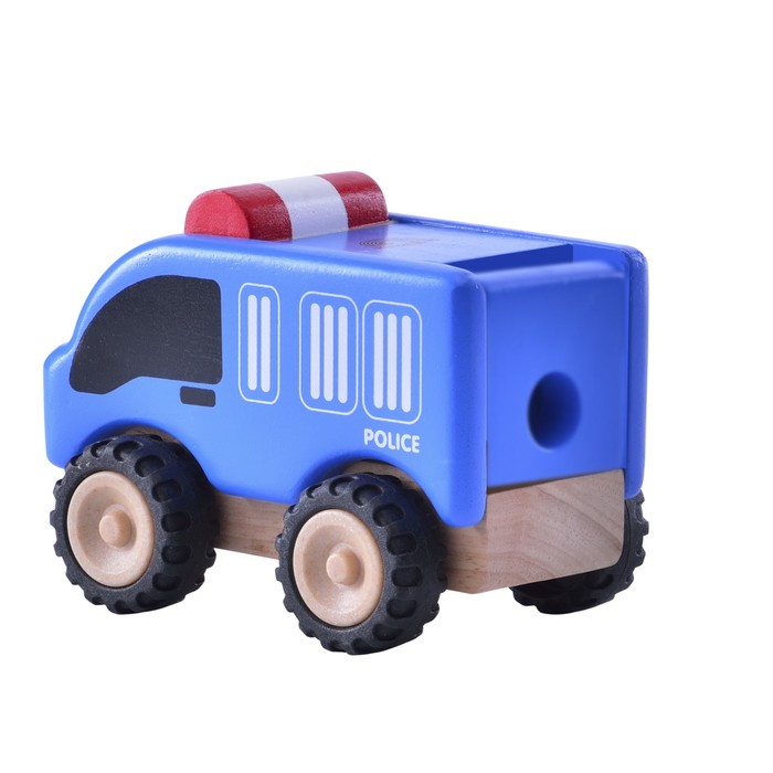 Деревянная игрушка Miniworld «Полицейская машинка» - фото 1908474760