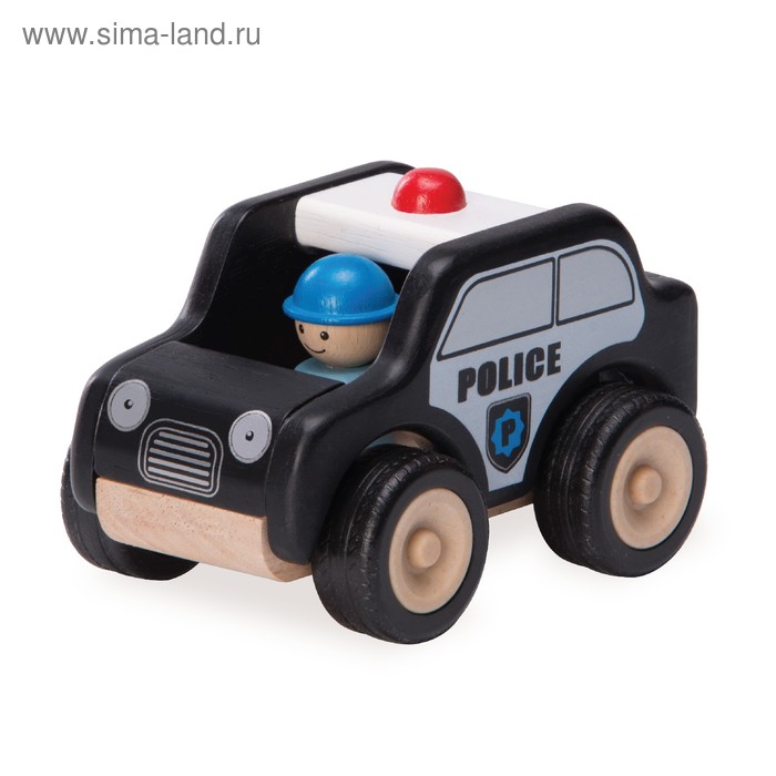 Деревянная игрушка Miniworld «Полицейский патруль» - Фото 1