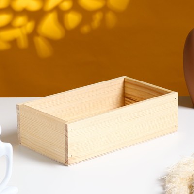 Подарочный ящик «Элегант», 24×14×7.5 см, деревянный