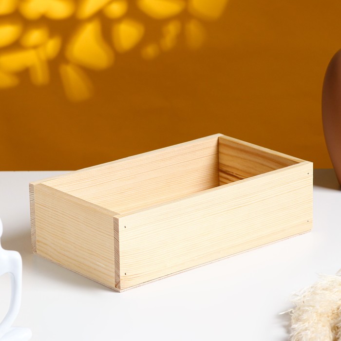 Подарочный ящик «Элегант», 24×14×7.5 см, деревянный - Фото 1