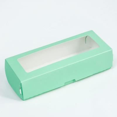 Контейнер на вынос, зелёный, 17 х 7 х 4 см