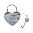 Свадебный замок фольгированный с ключом «Вместе навсегда» - Фото 3