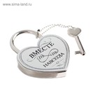 Замок свадебный с ключом «Вместе навсегда». - Фото 4