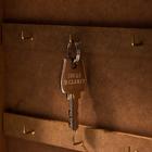 Ключница дерево 6 крючков "Кактусы в горшочках. Home" 26,8х21,7х6 см - фото 42096784