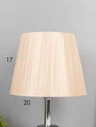 Лампа настольная «Севилья» 1×40 Вт Е27 хром 21×21×38 см RISALUX - Фото 4