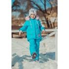 Комплект из куртки и полукомбинезона детский «Сказка», рост 86 см, цвет бирюзовый - Фото 2