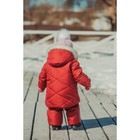 Комплект из куртки и полукомбинезона детский «Сказка», рост 104 см, цвет бордовый - Фото 3