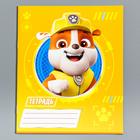 Тетрадь в клетку 12 листов, 5 видов МИКС, обложка мелованный картон, «Щенячий патруль» - Фото 7