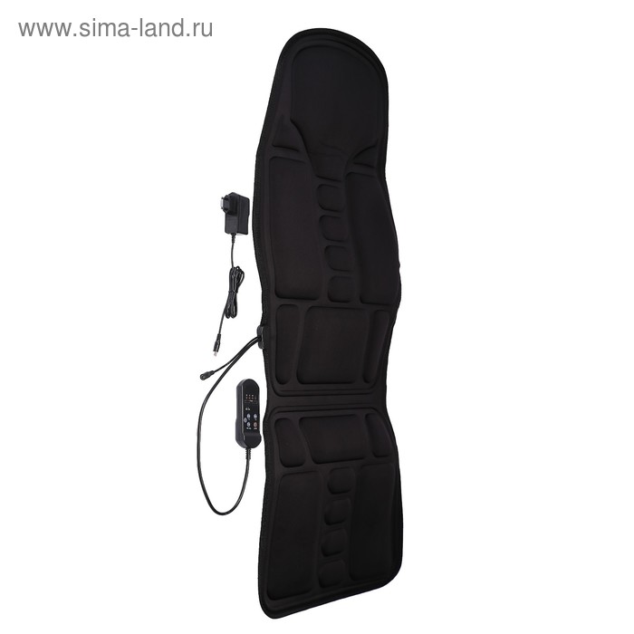 Массажная накидка для спины Luazon LEM-22, таймер 15/30 мин, 8 видов массажа, 220/12 В