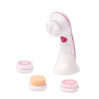 Массажёр для лица Luazon LEM-25, 4 в 1, 2хAA (не в комплекте), розовый - Фото 3