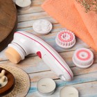 Массажёр для лица Luazon LEM-25, 4 в 1, 2хAA (не в комплекте), розовый - Фото 2