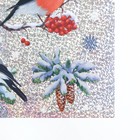 Интерьерная наклейка—голография «Снегири», 21 × 33 см - Фото 2