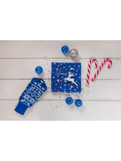 Плёнка упаковочная фольгированная «Радостного праздника», 70 х 50 см