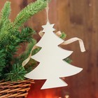 Новогодняя подвеска «Ёлка с шишками» 3х16х17,5 см - Фото 2